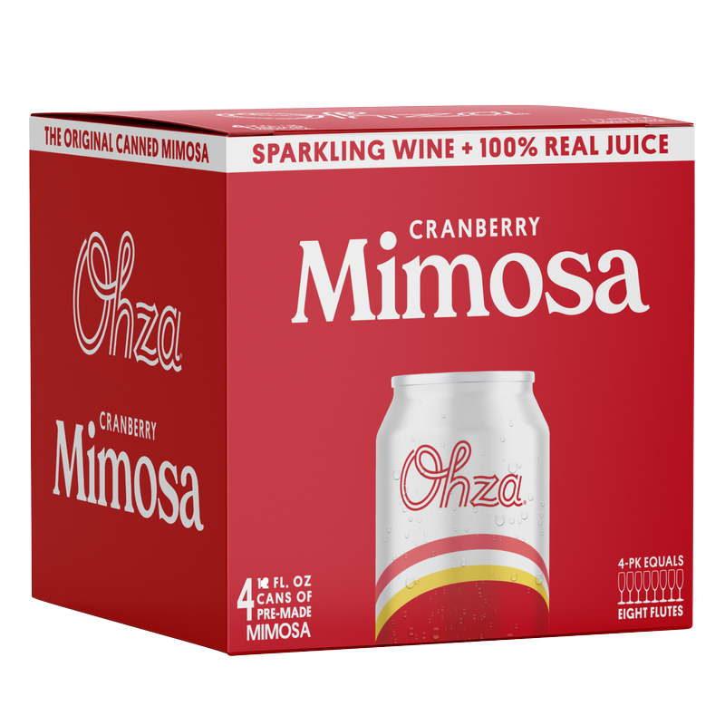 Ohza Cranberry Mimosa 4pk 12oz Can