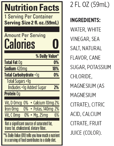SuckerPunch Pickle Juice Hydration Shot 2oz Btl