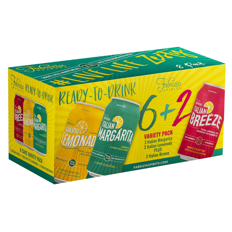 Fabrizia Italian Can Cocktails 8PK 355ML (14 Proof)