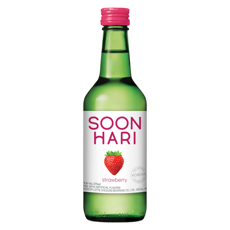 Soon Hari Strawberry Soju 375ml 12% ABV