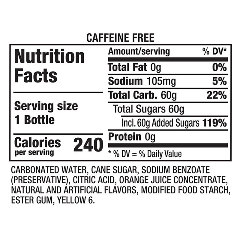 Stewarts Orange and Cream 12oz Btl