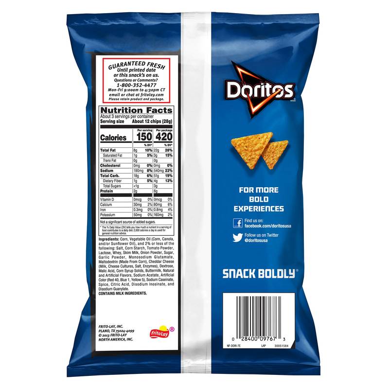 Doritos Cool Ranch 2.5oz