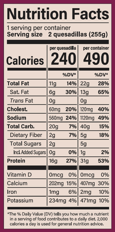 Masienda Chicken Quesadillas 9oz