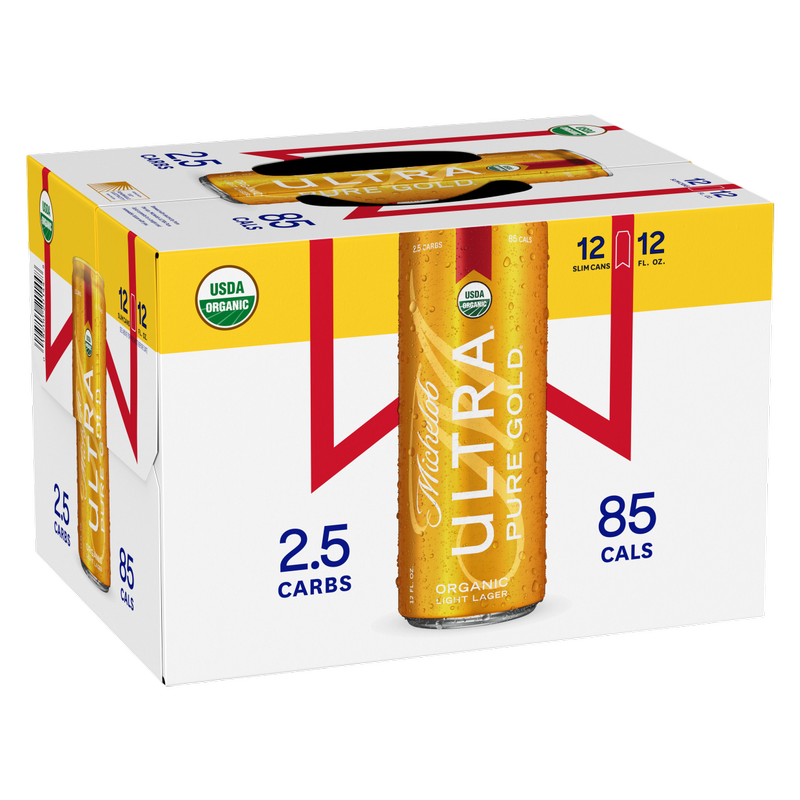 Michelob Ultra Pure Gold 12pk 12oz Can 3.8% ABV