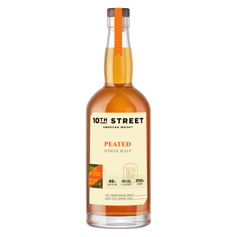 10th Street Peated Single Malt Whisky 750ml