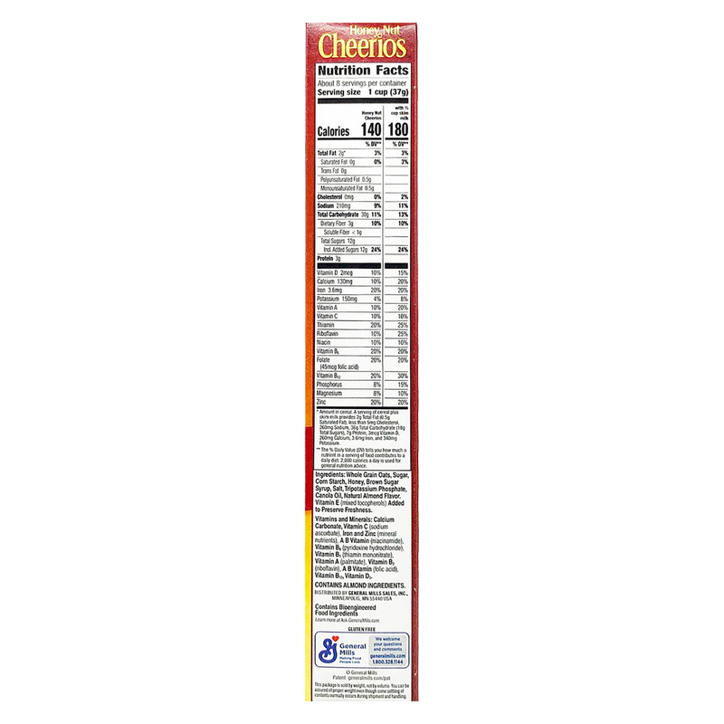 General Mills Honey Nut Cheerios Cereal 10.8oz