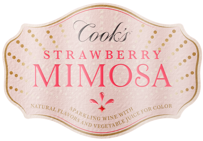 Cooks Sparkling Strawberry Mimosa 750ml Bottle