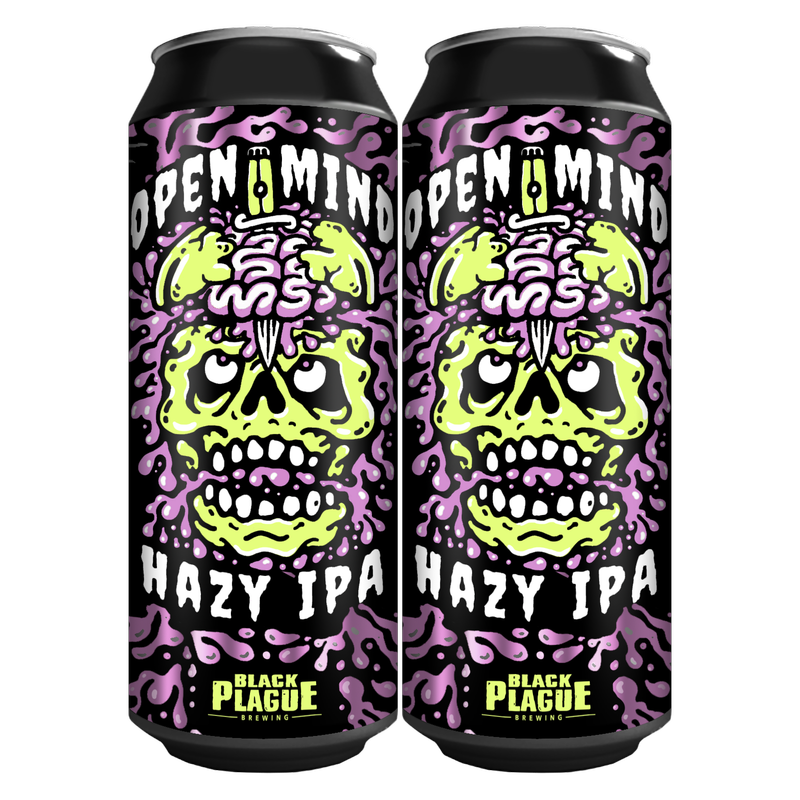 Black Plague Brewing Open Mind Hazy IPA 4pk 160oz Can