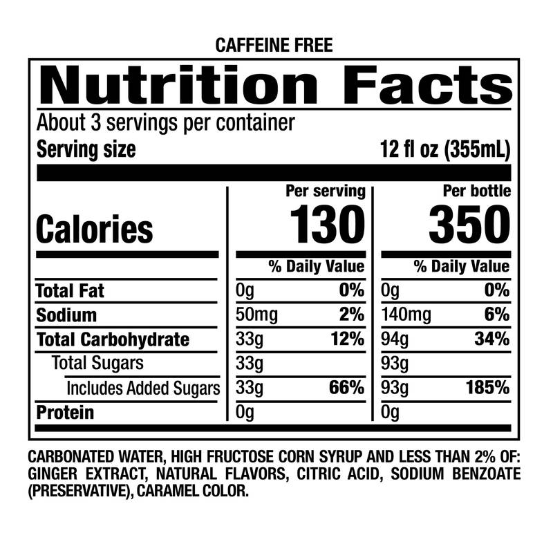 Canada Dry Ginger Ale 1 Liter