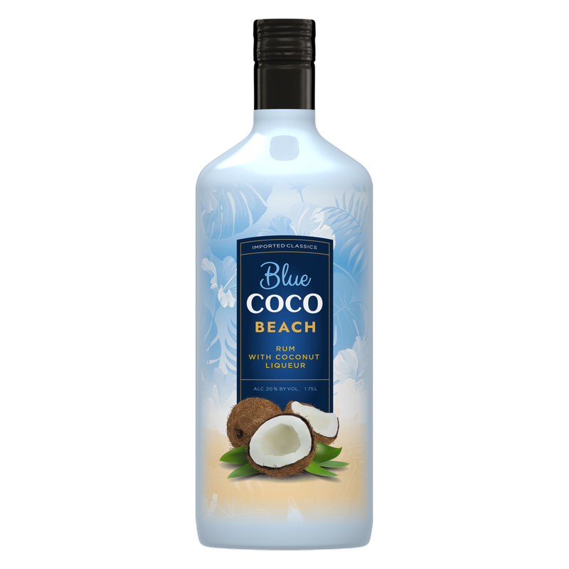 Blue Coco Beach Rum 1.75L (40 Proof)