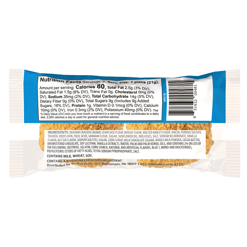 Stuffed Puffs Big Bites S'mores 2pk