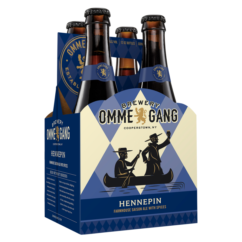 Ommegang Hennepin Saison Ale 4pk 12oz Btl 7.7% ABV