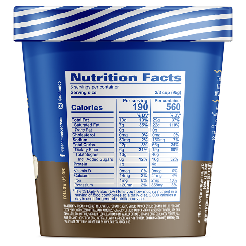 NadaMoo! Rockiest Road Dairy Free Frozen Dessert 16oz