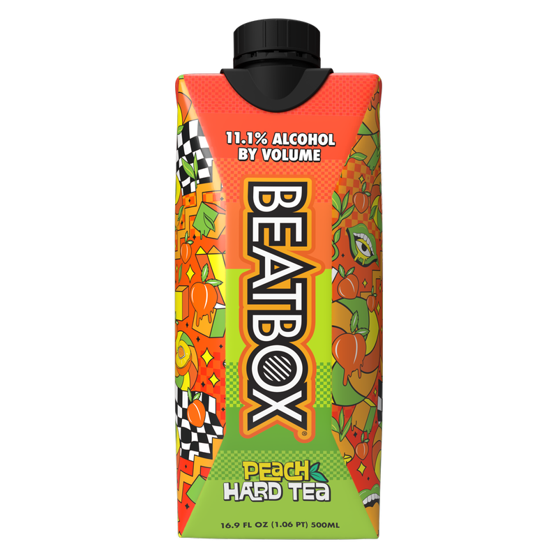 Beatbox Hard Peach Tea Malt 500ml 11% Abv