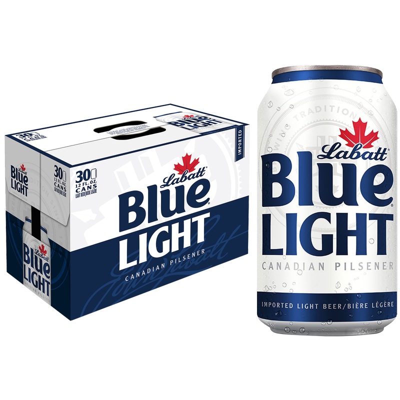 Labatt Blue Light 30pk 12oz Can 4.0% ABV