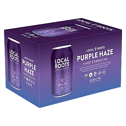 Local Roots Hard Kombucha Purple Haze 6pk 12oz Can