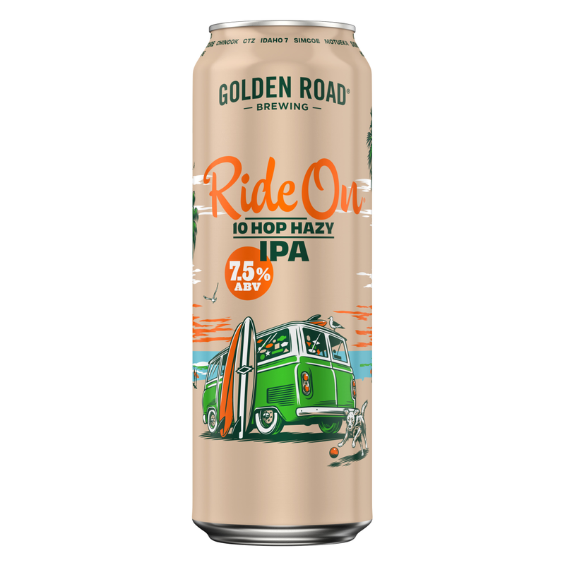 Golden Road Brewing Ride On 10 Hop Hazy IPA (19.2 OZ CAN)