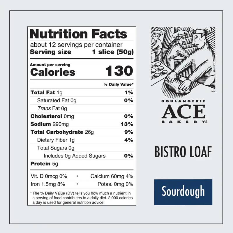 ACE Bakery Sliced Sourdough - 21oz