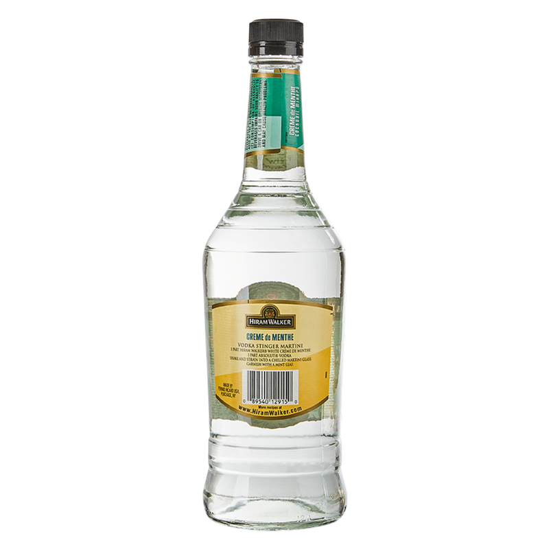 Hiram Walker Creme De Menthe White 750ml