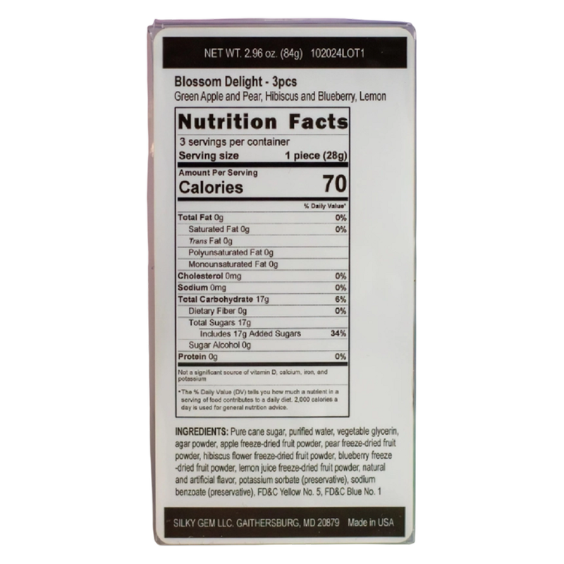 Silky Gem Crystal Candy Sampler Pack, 3pc