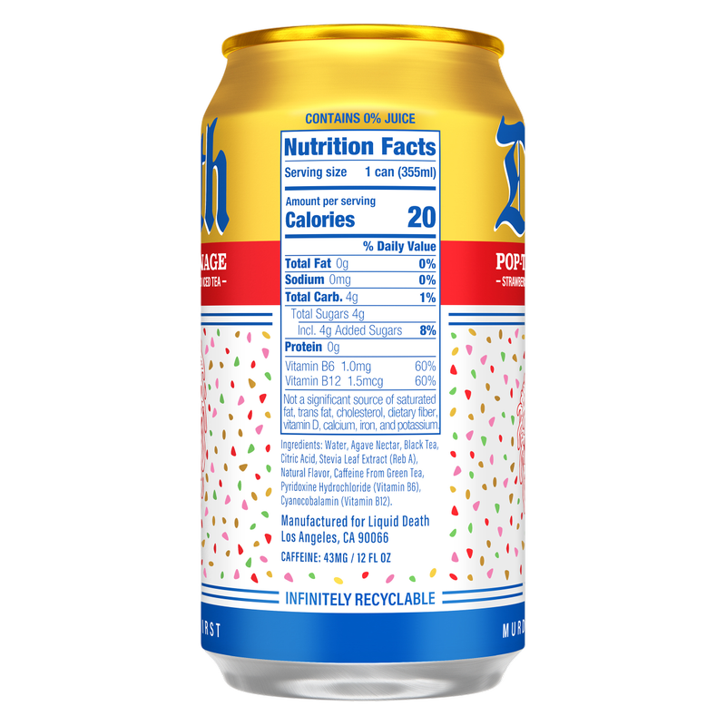 Liquid Death Iced Tea Pop-Tarts™ Carnage 6pk 12oz Can