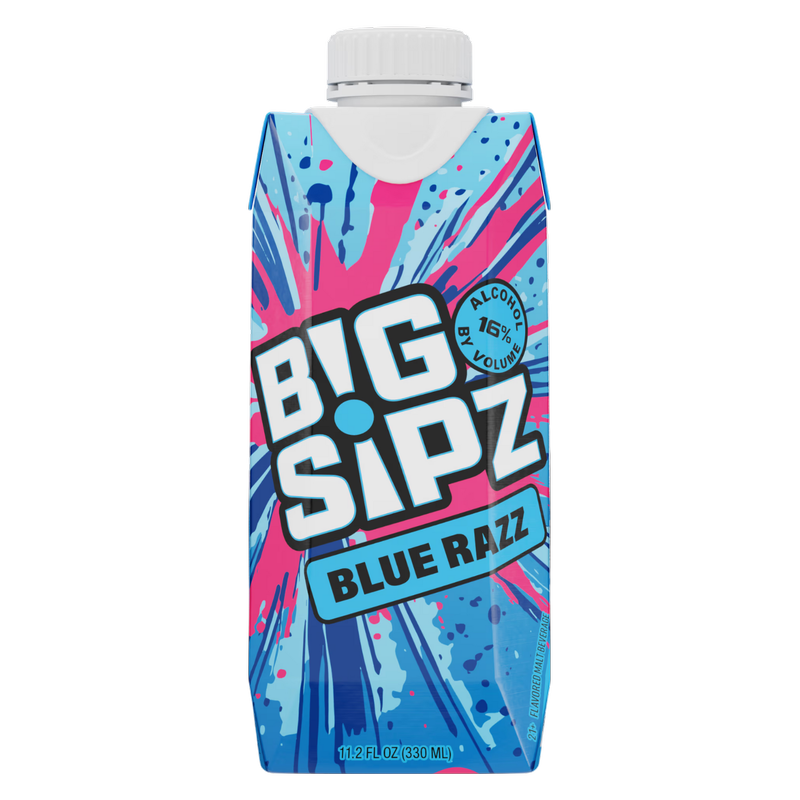 Big Sipz Blue Raspberry Punch 330ml 16% ABV