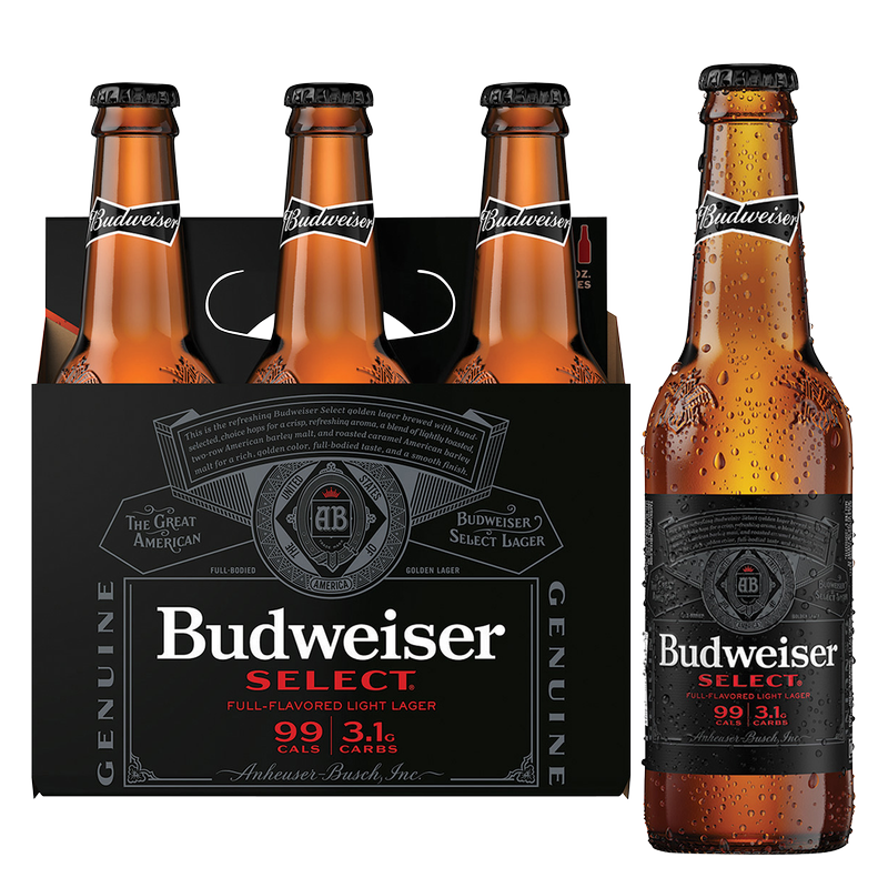 Bud Select 6pk 12oz Btl 4.3% ABV