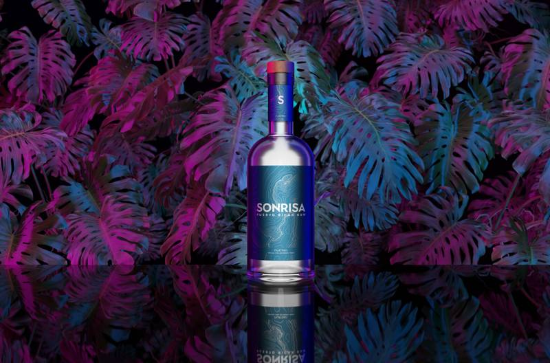 Sonrisa Platino Rum 750ml (80 proof)