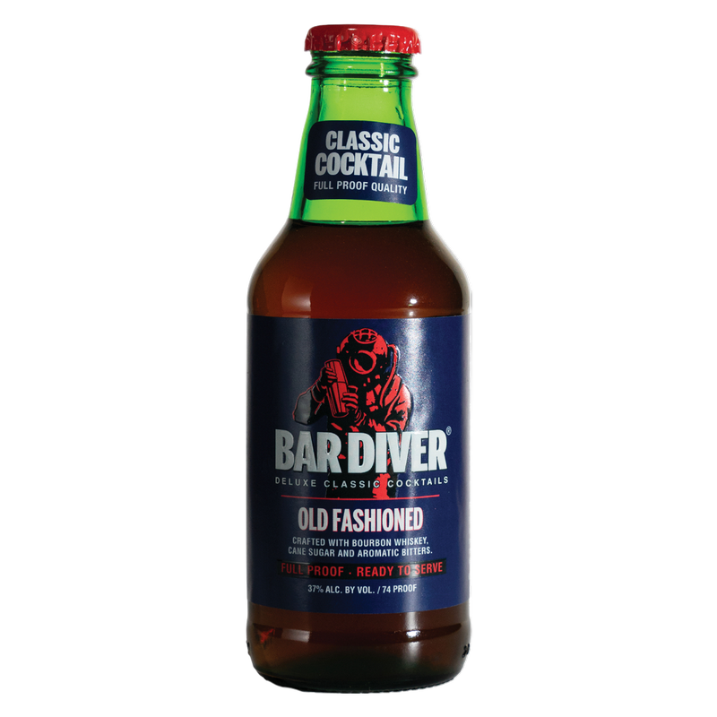 Bar Diver Old Fashioned 4pk 200ml Bottle