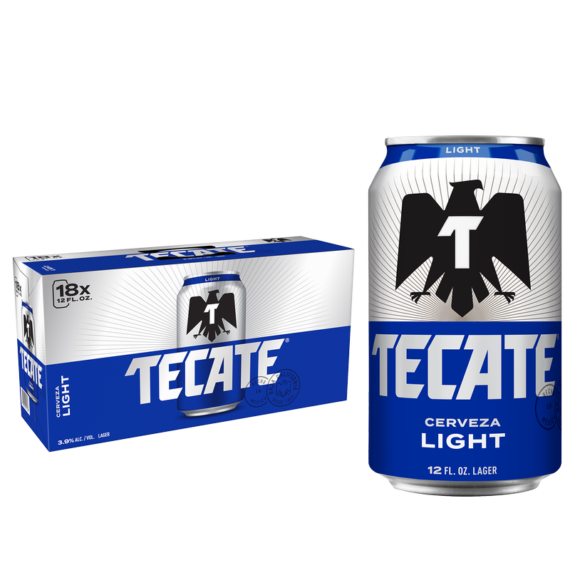 Tecate Light 18pk 12oz Can