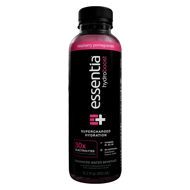 Essentia Hydroboost Raspberry Pomegranate 12pk 15.2oz Bottle- XL