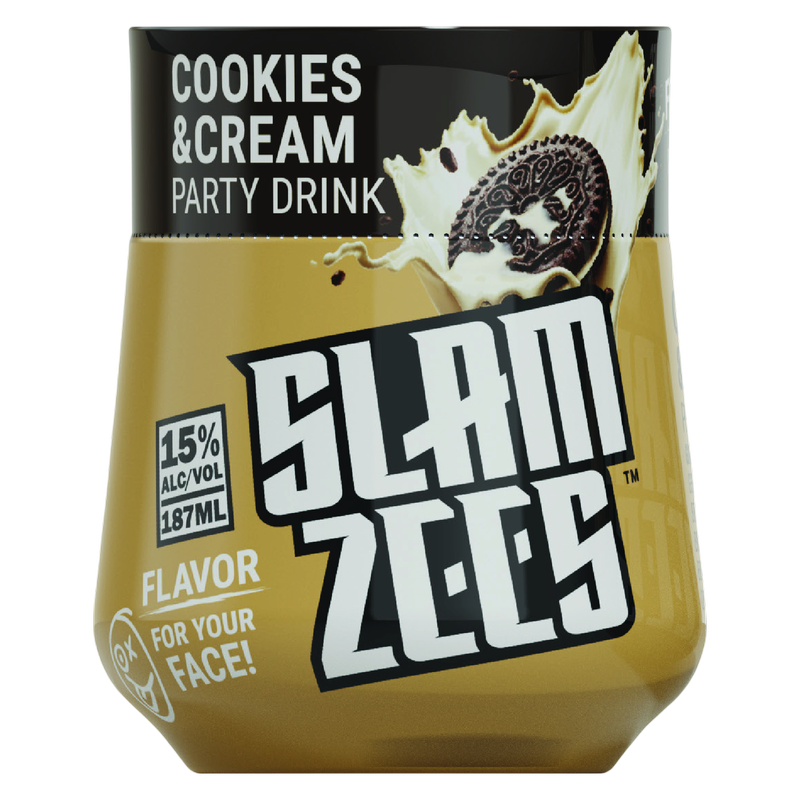 Slamzees Cookies & Cream 187ml 15% ABV