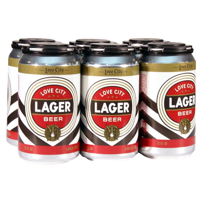 Love City Lager 6pk 12oz Can 4.0% ABV