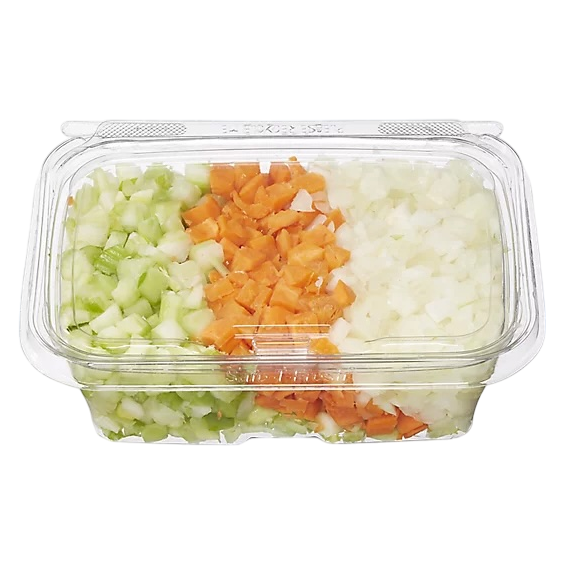 Fresh Mirepoix (Chopped Carrots, Onions, Celery) - 14oz