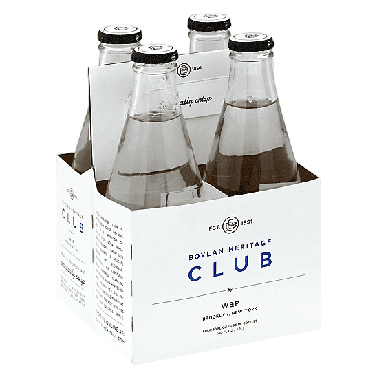 Boylan's Heritage Club Soda4pk 10oz Btl