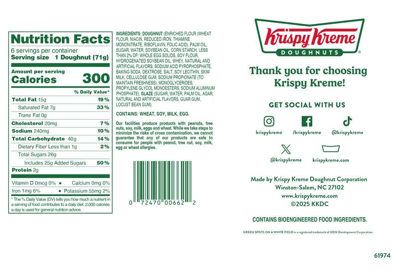 Krispy Kreme® Original Glazed® Cake