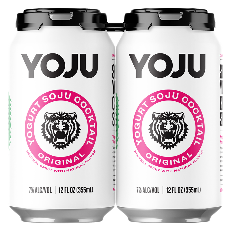 Yoju Yogurt Soju Cocktail 12oz 4pk