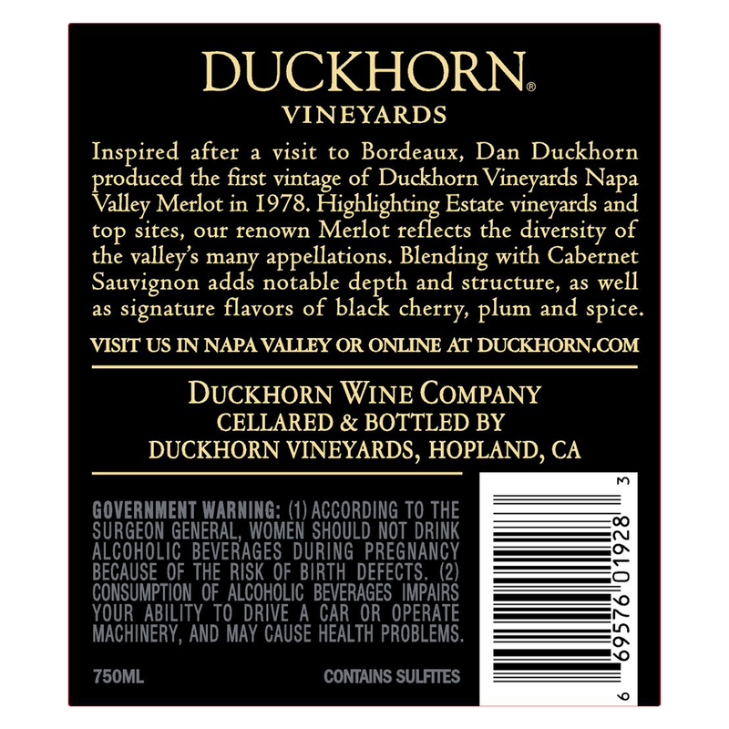 Duckhorn Napa Valley Merlot 750ml