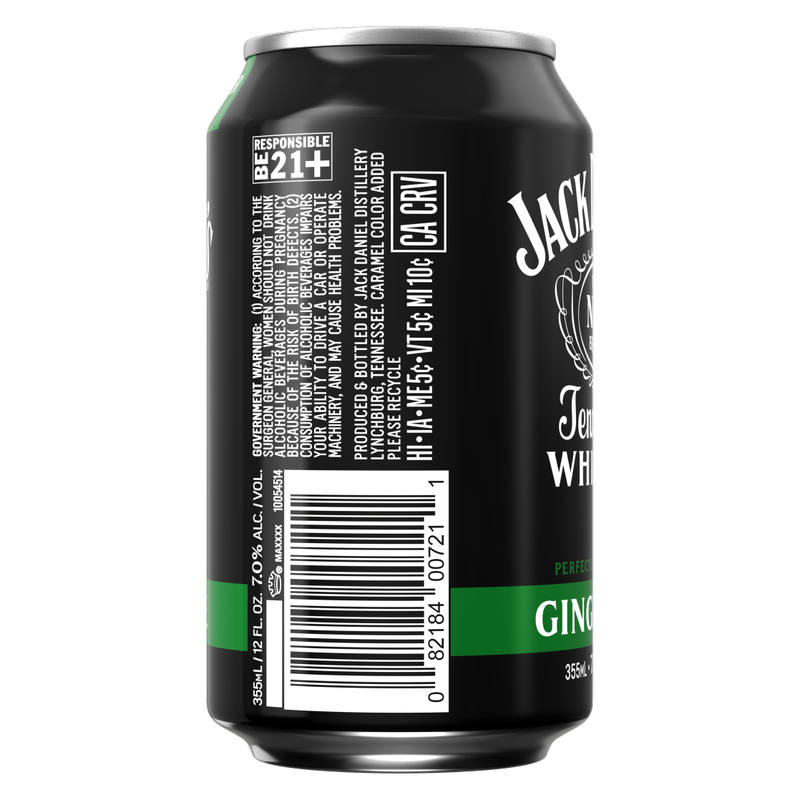 Jack Daniel's Jack & Ginger 4pk Cans 7% ABV