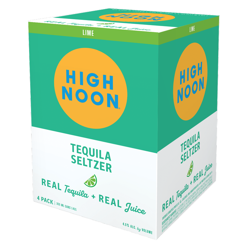 High Noon Lime Tequila Seltzer 4pk