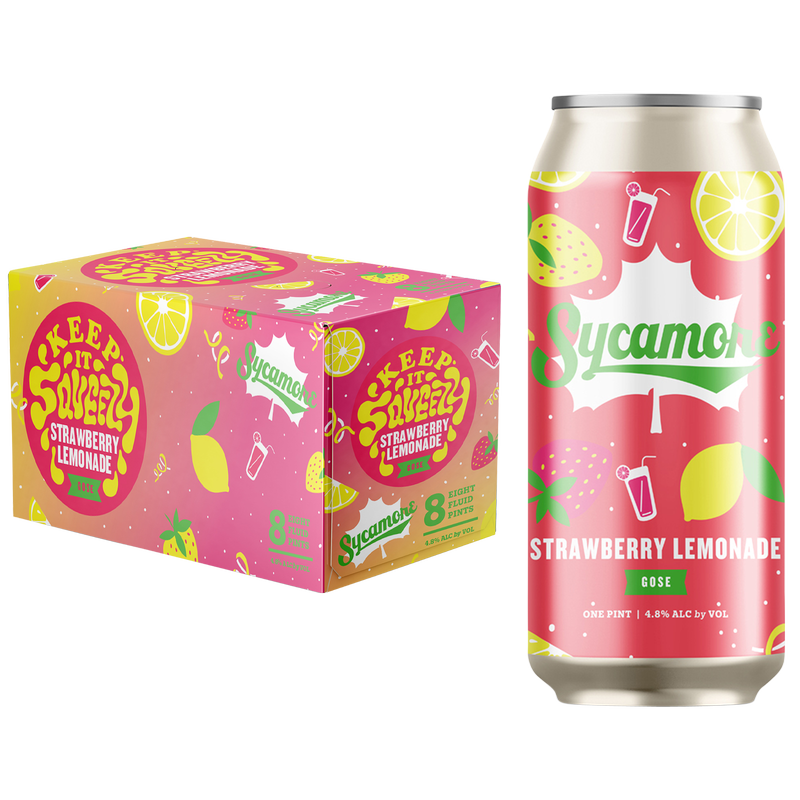 Sycamore Strawberry Lemonade Gose 8pk 16oz Can 4.8% ABV