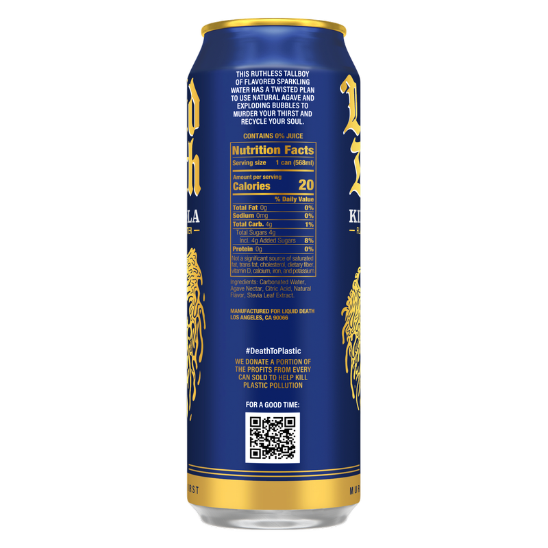 Liquid Death Killer Cola 19.2oz King Size Can