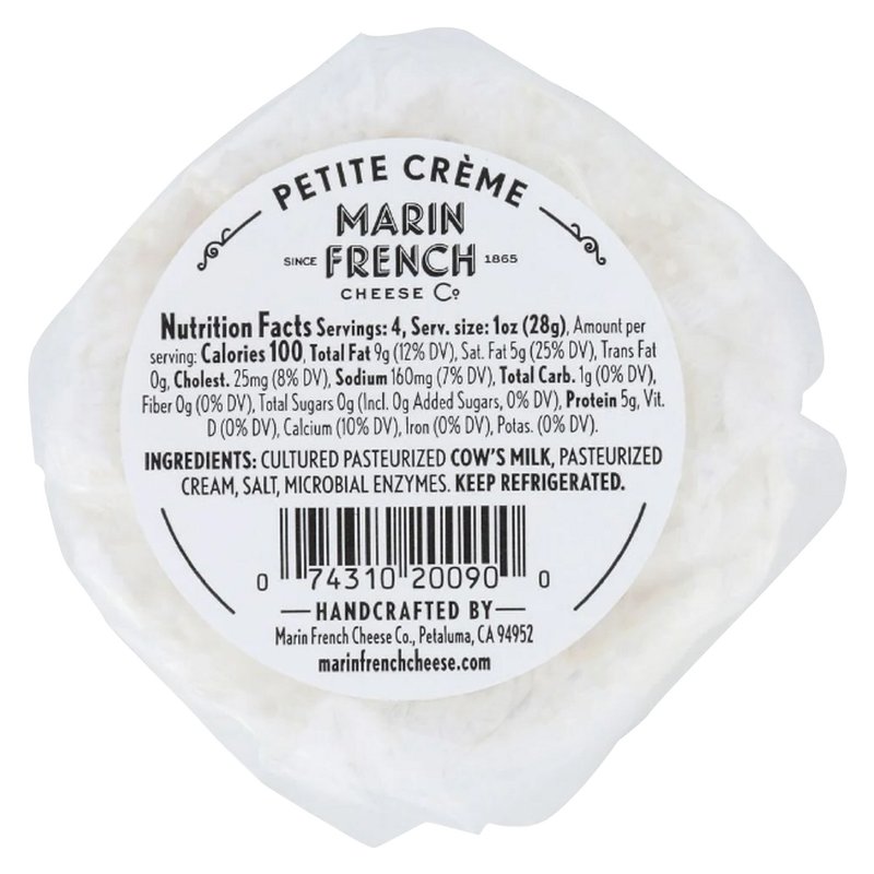 Marin French Cheese Co. Petite Crème Triple Crème Brie - 4oz
