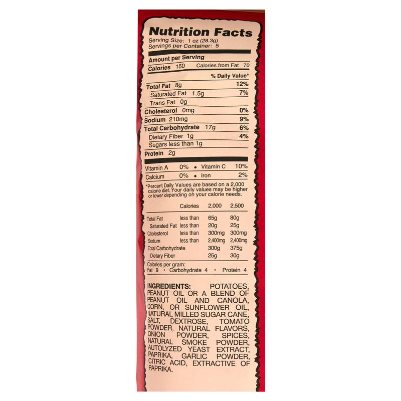 Dirty Chips Mesquite BBQ 5oz