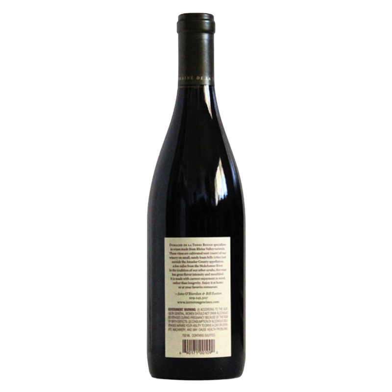 Dom de la Terre Rouge Syrah l'Quest 750ml