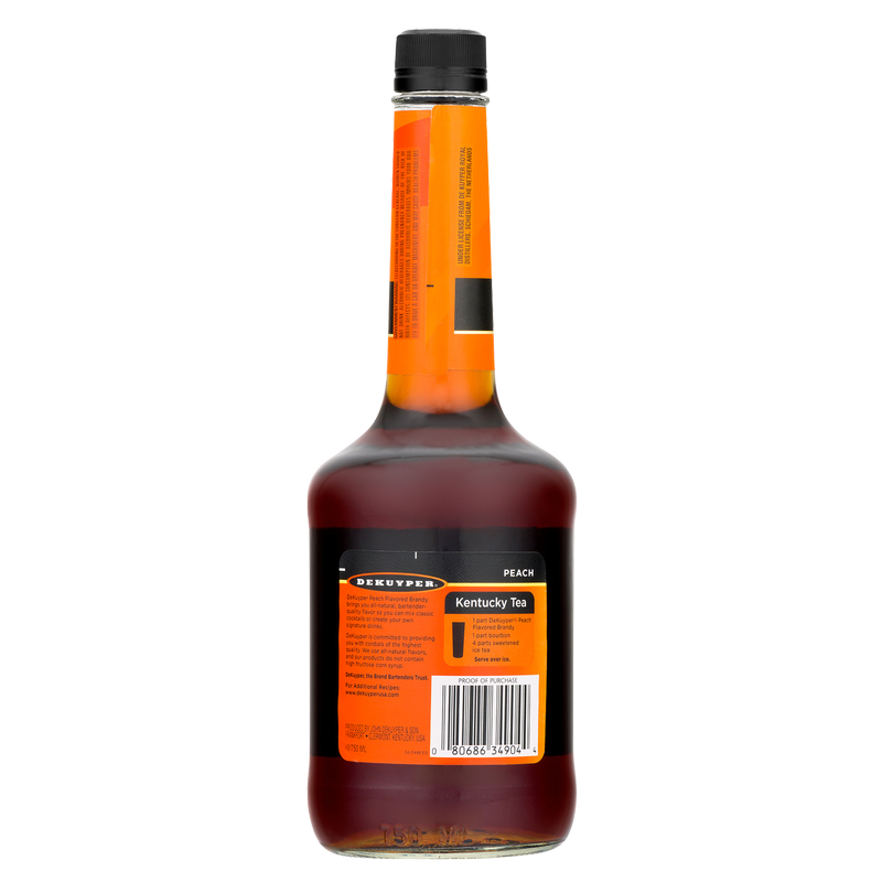 Dekuyper Peach Brandy 750ml