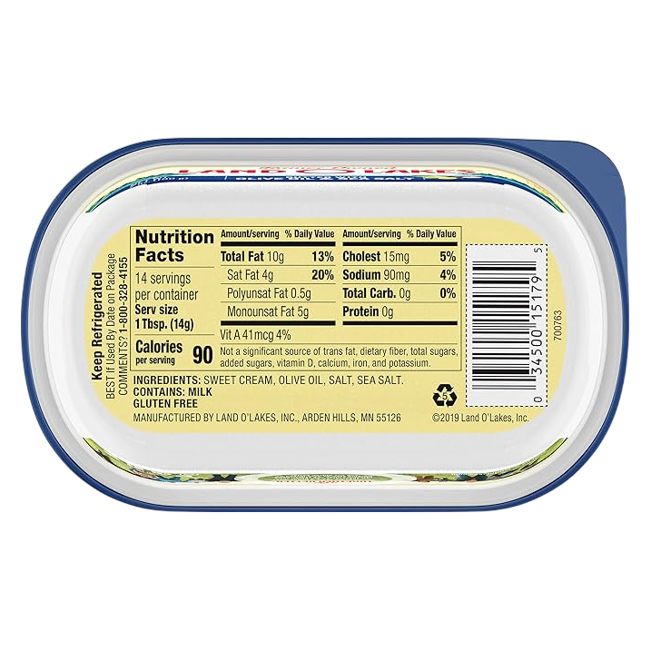 Land O Lakes Butter with Olive Oil & Sea Salt - 7oz
