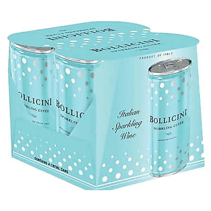 Bollicini Sparkling Cuvee 4pk 250ml Can