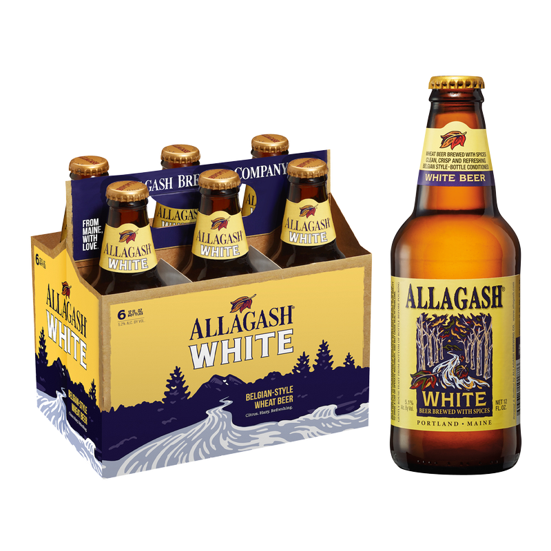 Allagash White Ale 6pk 12oz Btl 5.2% ABV