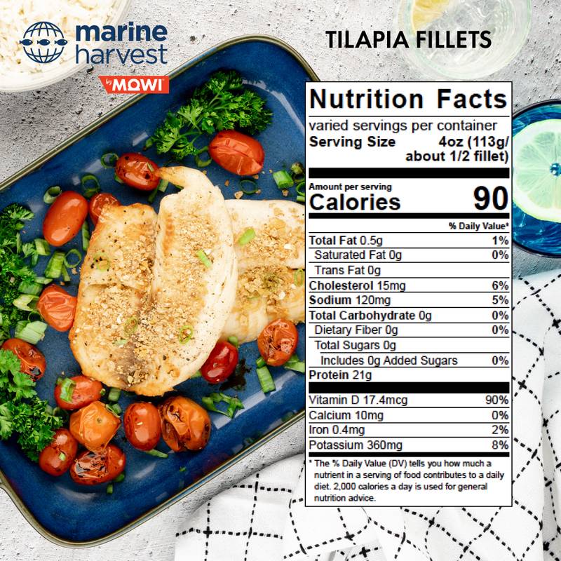 MOWI Tilapia Fillets - 12oz